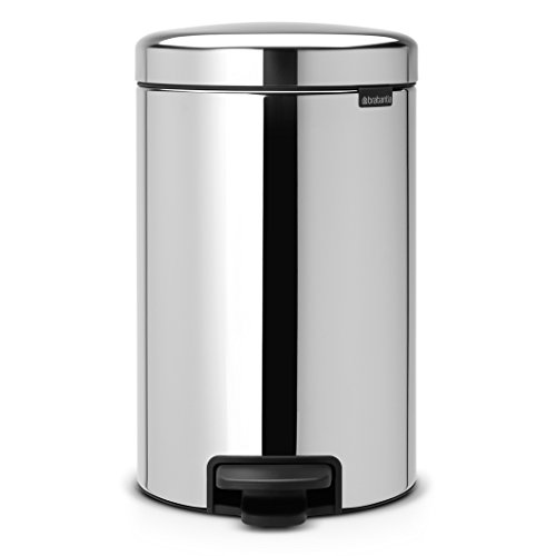 Caixote do Lixo BRABANTIA Newicon (12 L) Brabantia - Lixeiras e cestos de lixo - 12 litros, antiderrapante, fácil de limpar