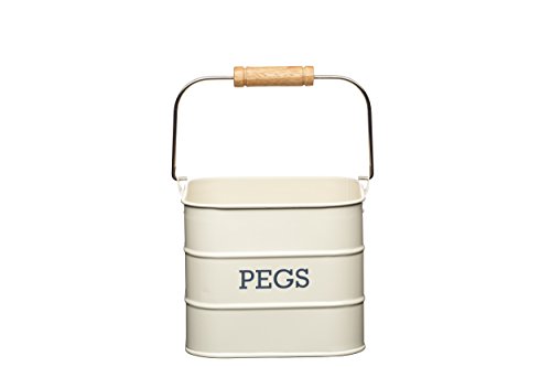 Cesto LIVING NOStALGIA Vintage (Bege - 14.5x14.5x12cm) Kitchen Craft - Ganchos, fivelas e fixadores - cesto, vintage, bege, 14.5x14.5x12cm