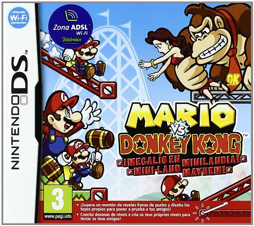 Jogo Nintendo DS Mario vs. Donkey Kong: ¡Megalío en Minilandia! Nintendo - Software de jogos de vídeo - nintendo ds, mario vs donkey kong, minilandia, jogo de plataforma