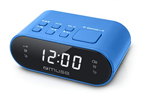 Rádio Despertador MUSE M-10 Azul Digital Muse - Radios - rádio despertador, azul digital
