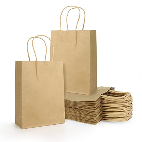 Saco de Papel KRAFT (Branco - Polipropileno) TALIFOCA - Sacolas de presente - papel kraft, polipropileno, branco, 40 unidades