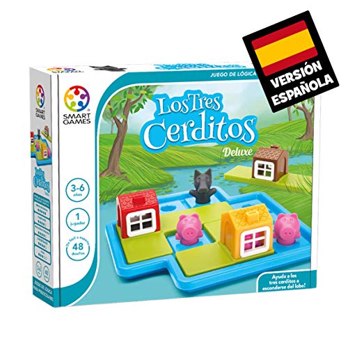 Jogo de Tabuleiro SMARTGAMES 3 porquinhos do Reino Smart Games - Livros - jogo tabuleiro, smartgames, porquinhos reino