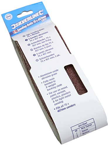 Conjunto de Folhas de Lixar SILVERLINE 171121 Silverline - Lixa e esponjas de polimento - folhas, lixar, conjunto
