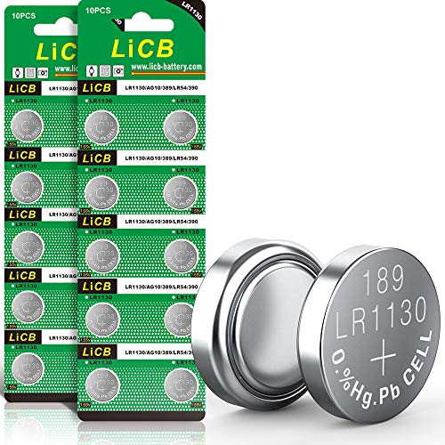 Pilhas LIONELO 2 x 1.5V Ag10 (Lr1130) LiCB - Baterias de uso geral - pilhas, lionelo, 2 x 1.5v ag10, lr1130, tamanho, 11,6 x 3,1 mm, voltagem, 70mAh, alcalino, litio
