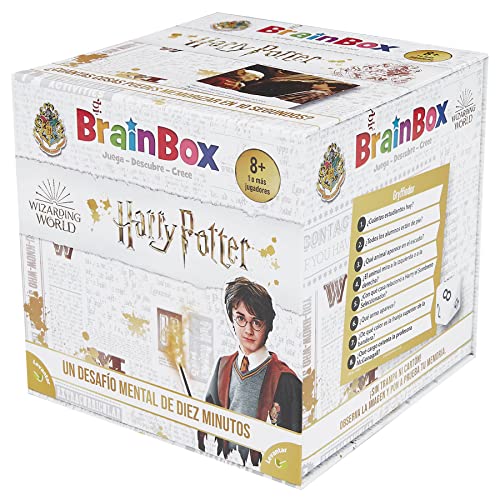 Jogo de cartas BEEZERWIZZER Studio BrainBox Harry Potter (8 anos) Asmodee - Jogos - 55 cartas, Harry Potter, memorização, perguntas
