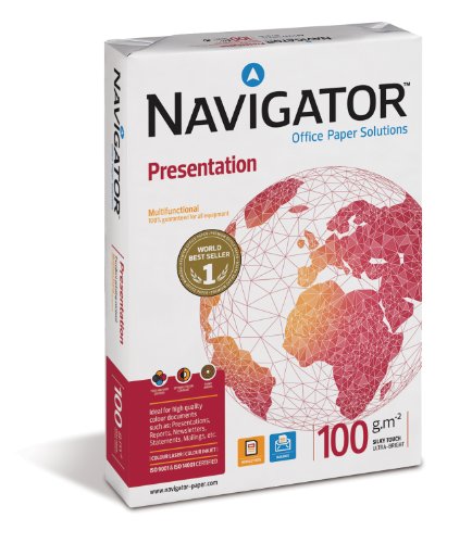 Papel para Impressão HP PRESENTATION PAPER 100G NAVIGATOR - Papel de impressora e copiadora - 100g, presentação, 500 folhas