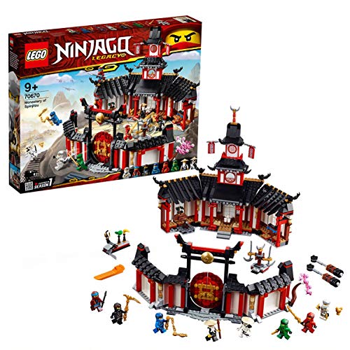 LEGO Ninjago 70670 Templo do Spinjitzu do Monastério LEGO - Blocos de encaixe - lego, ninjago, templo, spinjitzu, monastério
