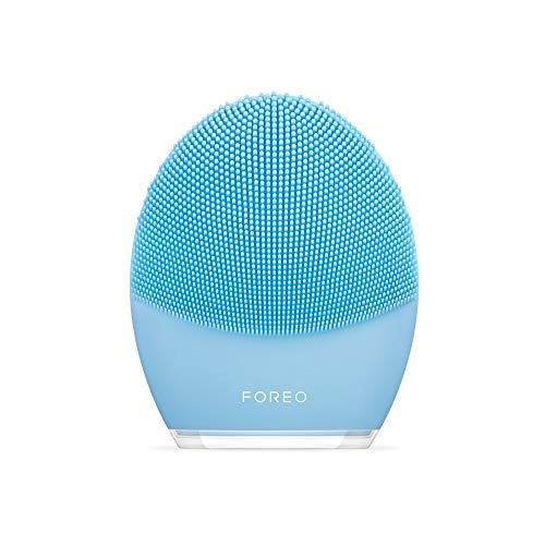 Escova de Limpeza Facial FOREO Luna 3 Azul Foreo - Ferramentas de cuidados com a pele - lavável, silicone, recarregável, azul