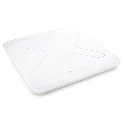 Balança Digital PHOENIX TECHNOLOGIES BT-BC01 Phoenix - Balanças de peso corporal - bluetooth, 180 kg, kg/lb, indicador de bateria