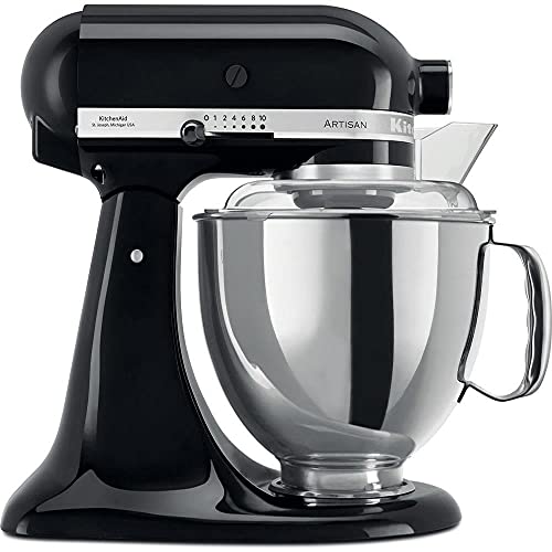 KitchenAid Ksm175Pseob Robô de Cozinha Preto KITCHENAID - Batedeiras e liquidificadores - 4,8 L, preto, velocidade variável, 10 velocidades