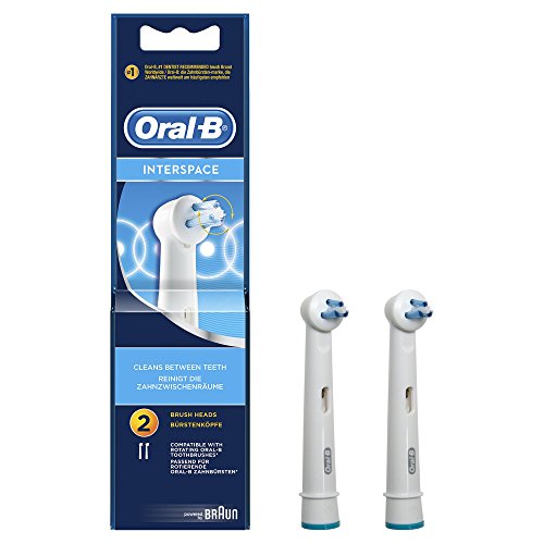 Escova de Dentes Elétrica BRAUN 2 x Interspace (Branco) Braun - Acessórios para escova de dentes - elétrica, interspace, branco