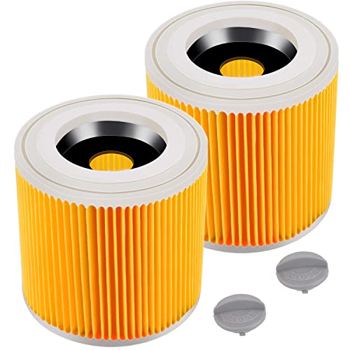 Filtro Rebirthcare 2 Filtros Cartucho Karcher Wd2 Wd3 Wd3P Wd2P Mv2 Mv3 Rebirthcare - Acessórios de aspirador - rebirthcare, filtros, kärcher, wd2, wd3, mv2
