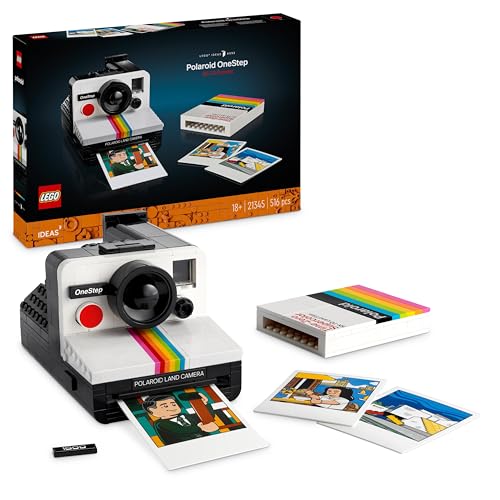 LEGO Ideas - Máquina Fotográfica Polaroid OneStep SX-70 (Idade mínima: 18) LEGO - Blocos de encaixe - polaroid, onestep sx-70, câmara fotográfica, lego ideas