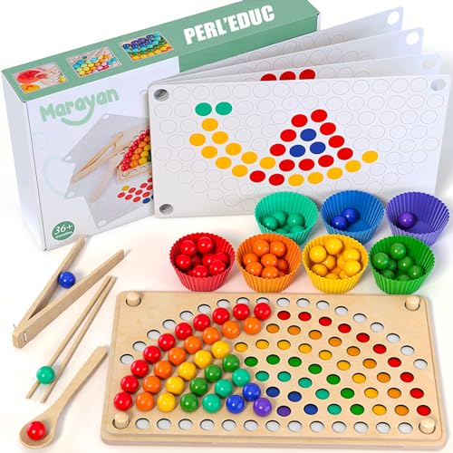 Jogo Didático MARAYAN 3-4-5 Anos (Idade Mínima: 3) Zhejiang Geduo Toys - Brinquedos - 3-4-5 anos, habilidades motoras, coordenação olhos-mãos, concentração