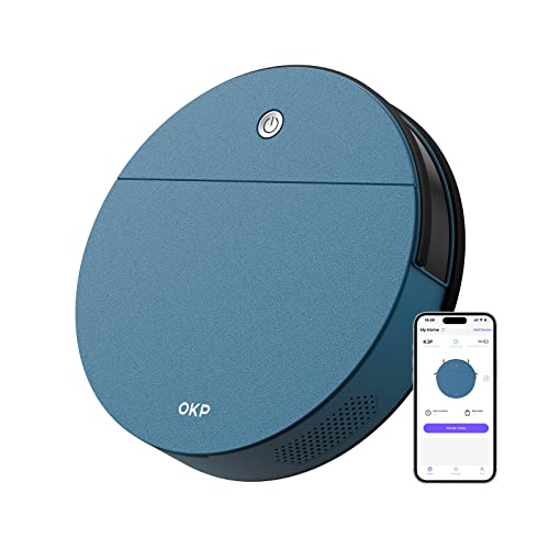 Aspirador Robô OKP K3P (Autonomia: 150 min - Preto) OKP - Aspiradores - autonomia 150 min, mop & vacuum, bateria ião-lítio, pilha 2200 mah