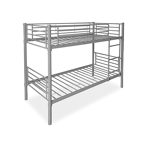 Cama de Madeira HOMEY Anna (Gris - 90 x 190 cm) Homey - Camas e estruturas de cama - madeira, 90x190cm, gris