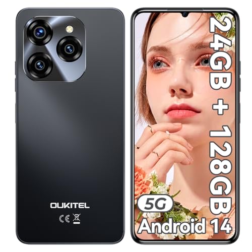 Smartphone OUKITEL C50 (6.8'' - 24 GB - 128GB - Preto) OUKITEL - Telemóveis - 6.8 polegadas, 24 GB, 128GB, Android 11