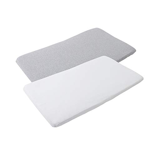 Lençol MAXI COSI (Algodão - Branco e Cinzento) 18484 - Roupa de cama - algodão, branco, cinzento