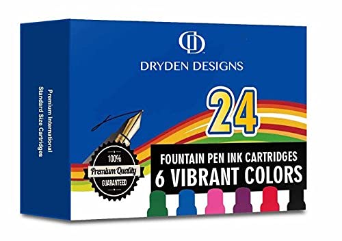 Tinteiro DRYDEN DESIGNS 6 Cores (Capacidade: 1.4 ml) Dryden Designs - Cartuchos de toner e jato de tinta - 6 cores, 1.4 ml, à base de água, lavável