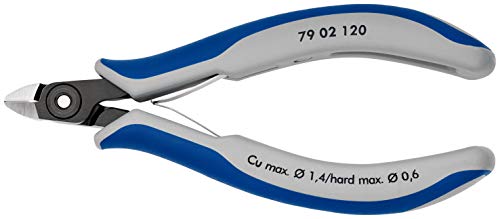 Knipex 79 02 120 alicate Alicates de corte diagonal KNIPEX - Ferramentas para fios e cabos - 65mm, ferro, aço cr-v, plástico, 12cm