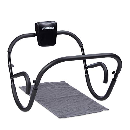 Máquina de Musculação RELAXDAYS AB Roller Fitness Crunch Trainer Relaxdays - Levantamento de peso - musculação, abdominais, fitness, treino