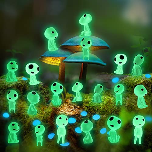 Conjunto de 20 Peças Princesa Mononoke Kodama OHSN - Obras de arte - 20 peças, Princesa Mononoke, Kodama, cenário, luz solar