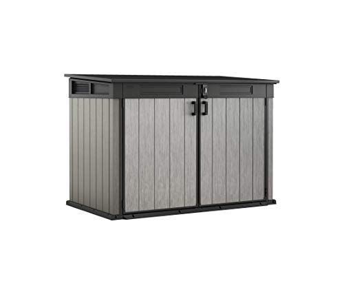 Pérgola de Jardim KETER Grande Store (Cinzento - Poliéster - 109.3 x 132.5 x 190.5 cm) KETER - Arcos de jardim, treliças, caramanchões e pérgulas - poliéster, cinzento, 1093 x 1325 x 1905 cm, metal