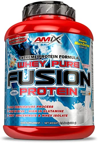 Suplemento Alimentar AMIX Whey Pure Fusion (2.3Kg) Amix - Bebidas e shakes de nutrição - whey, fusion, 2.3kg