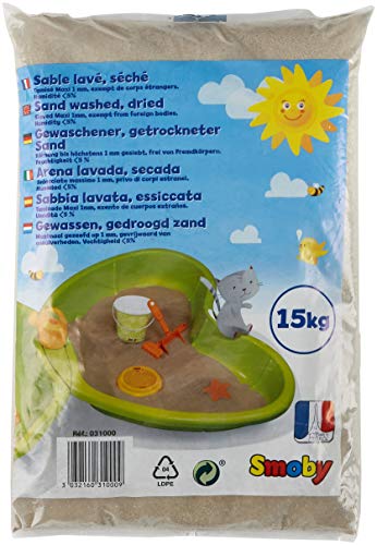 Areia SMOBY 7600031000 (Idade Mínima Recomendada: 3 anos) Smoby - Massa de modelar e putty - lavável, secável, humidade controlada, interior e exterior