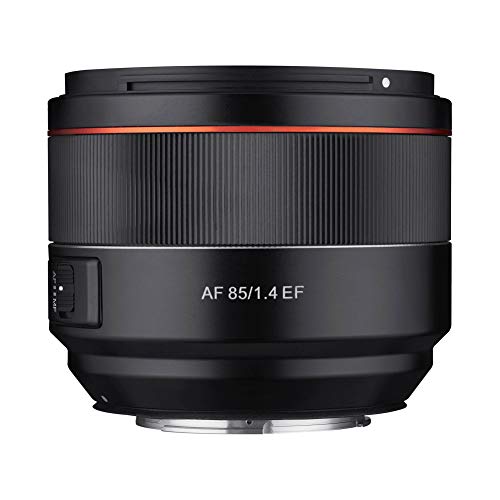 Objetiva Samyang AF 85mm F1.4 para Canon Preto Samyang - Lentes de câmera - telephoto, f1.4, canon, 85mm