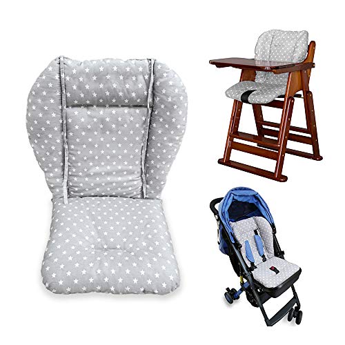 Almofada para Carrinho de Passeio STARLIGHT GRAY Xiluck - Móveis para bebês e crianças pequenas - algodão macio, confortável, fácil de limpar, removível