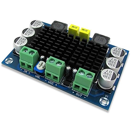 Amplificador Auto DOLATEK DC 12V-24V TPA3116 D2 DollaTek - Placas de circuito impresso - tpa3116d2, dc 12v-24v, 100W, 79 x 54 x 16mm