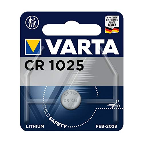 Pilha Não Recarregável VARTA CR 1025 (1 peça) Varta - Baterias - litio, 3 V, 120 mAh, cilíndrico
