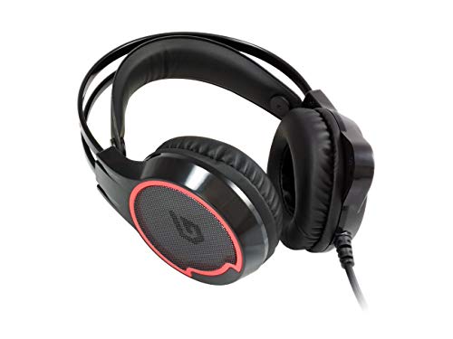 Auscultadores com Fio CONCEPTRONIC Athan 7.1 (On Ear - Microfone - Preto) Conceptronic - Fones de ouvido e headsets - binaural, microfone, com fios, circumaural