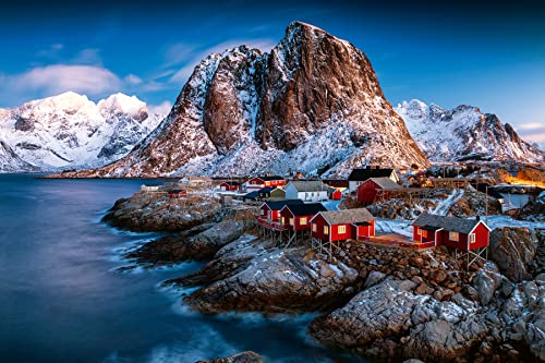 Puzzle 2D RAVENSBURGER Hamnoy Lofoten (3000 peças) Ravensburger - Quebra-cabeças de encaixar - 2d, 3000 peças, base suporte, idade 14+