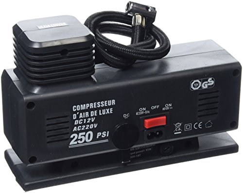 Compressor de Ar CARTER COMPRESSOR 12/220V Cartec - Equipamento atlético de uso geral - 220W, regulador, tubo de borracha