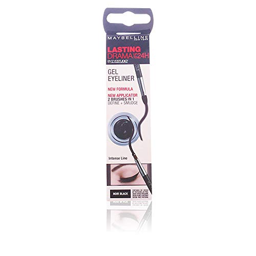 Lápis de Olhos MAYBELLINE Gel Liner Black MAYBELLINE - Banho e corpo - gel, preciso, fino, pigmento saturado
