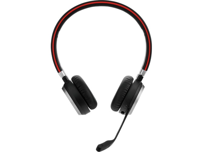 Auscultadores com Fio JABRA Evolve 65 (On Ear) Jabra - Fones de Ouvido com Microfone - on ear, bluetooth, noise cancelling, 12 horas