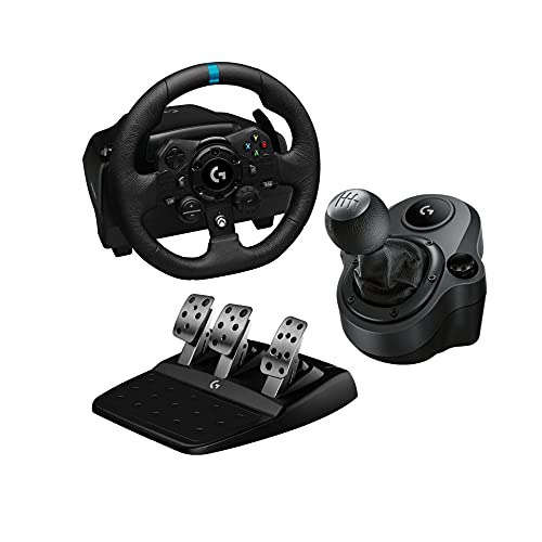 Volante + Pedais LOGITECH G923 TRUEFORCE (Xbox One - USB) Logitech - Controlos de jogo - volante, pedais, logitech g923 trueforce, xbox one, usb