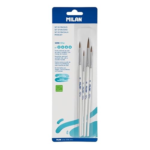 Pincel para Maquilhagem PINCIELO 101 W Series FACTIS, S.A. - Ferramentas de medição e marcação de artesanato - pincel maquilhagem, pinchieo, cabo curto, madeira, envernizado, virola alumínio