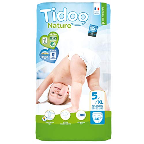 Fraldas TIDOO Swim Pads (Tam: 5) (Algodão - Branco - 50 x 70 cm) Tidoo - Roupa interior - algodão, branco, 50x70 cm, menino