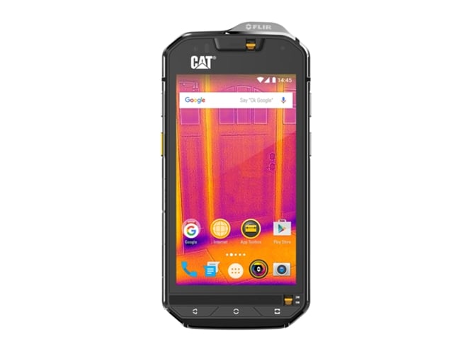 Smartphone CATERPILLAR S60 (4.7'' - 2 GB - 16 GB - Preto) CAT - Telemóveis - Android 6.0, 2GB RAM, 16 gb rom, 13 mp câmara traseira