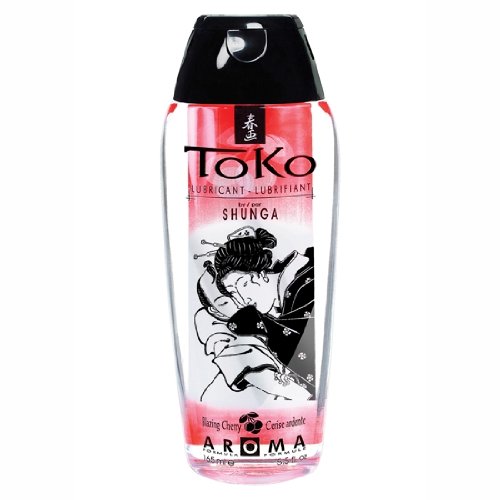 Lubrificante Shunga Toko Aroma Cherry Hot 100 ml Shunga - Cuidados pessoais - lubrificante, shunga, toko aroma cherry hot, 100 ml