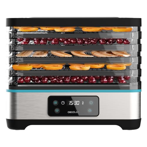 Desidratador Cecotec Vitali Pro 300W Preto Cecotec - Eletrodomésticos de cozinha - 300W, preto, aço inoxidável, temporizador