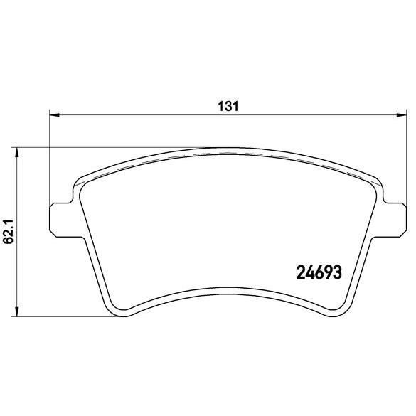 Conjunto de Pastilhas para Calipers BREMBO P68044 BREMBO - Sistema de freios de veículos motorizados - pastilhas, calipers, kit