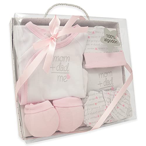 Conjunto de Roupa para Bebé DUffi Baby (0-6 meses) Master Baby Home, S.L. - Conjuntos de presente para bebê - 0-6 meses, algodão 100%, 5 peças, rosa