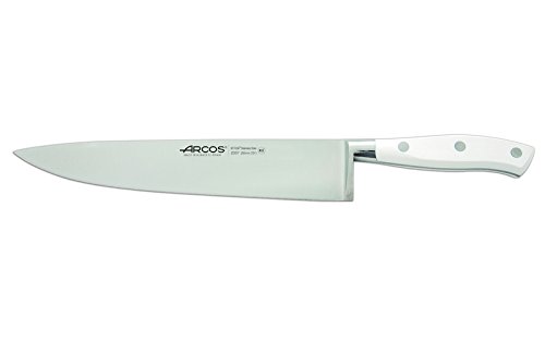 Faca Chef Arcos Riviera Blanc 233724 Nitrum Aço com Punho de Polyoxymethylene e Lâmina 25 cm Arcos - Facas de cozinha - aço, polyoxymethylene, lâmina 25 cm