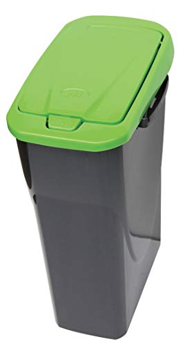 Caixote do Lixo M-HOME Eco Bin (Plástico - 26.5 x 36.8 x 32 cm) Mondex - Lixeiras e cestos de lixo - eco bin, 2,5 l, preto, verde