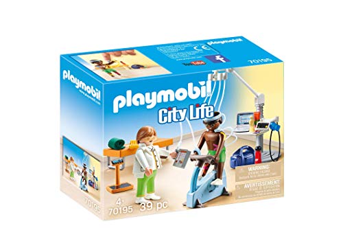 Playmobil City Life 70195 fisioterapia (Jogos de Construção) PLAYMOBIL - Conjuntos de brinquedos - fisioterapia, hospital infantil, cama, acessórios