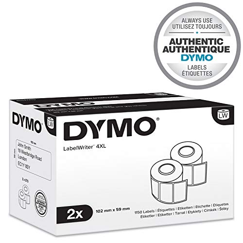Etiquetas DYMO High Capacity Large Shipping Labels 102mm x 59mm (Classificação e Arquivo) DYMO - Etiquetas e tags - etiquetas, dymo, large, shipping, 102x59mm